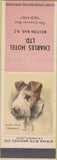 Matchbook Cover - Charles Hotel Boston Bar BC Wire Hair Terrier