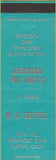 Matchbook Cover - MD Grivel Tustin CA Nursery Plants Flowers