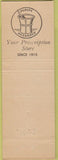 Matchbook Cover - McFarlane Drugs Lansing MI