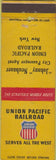 Matchbook Cover - Union Pacific Railroad