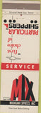 Matchbook Cover - Michigan Express Trucking
