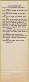 Matchbook Cover - EZ Package Liquor Westerly RI