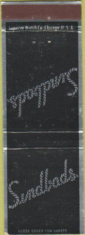 Matchbook Cover - Sundbads Restaurant Detroit MI