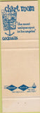Matchbook Cover - Mayflower Hotel Los Angeles CA