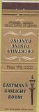 Matchbook Cover - Eastman's Gaslight Room Detroit MI