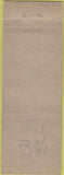 Matchbook Cover - Andy Lauer's Bar Cafe STAMPED WEAR