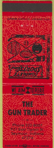 Matchbook Cover - Gun Trader Seymour IN