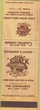 Matchbook Cover - The Shack Redding CA