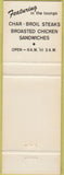 Matchbook Cover - The Shack Redding CA