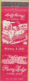 Matchbook Cover - Parry Lodge Kanab UT