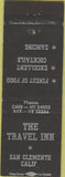 Matchbook Cover - The Travel Inn San Clemente CA