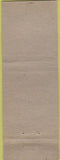 Matchbook Cover - Thank You Call Again Match Corp BLANK