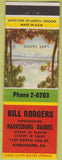 Matchbook Cover - Bill Rodgers Harrisburg Dairies PA