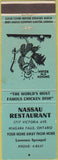 Matchbook Cover - Nassau Restaurant Niagara Falls ON