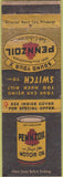 Matchbook Cover - Pennzoil oil WORN