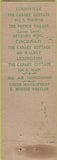 Matchbook Cover - French Village Restaurant Louisville KY