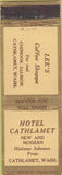 Matchbook Cover - Hotel Cathlamet WA