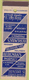Matchbook Cover - Bergman's Drugs Chicago IL