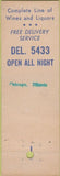Matchbook Cover - Bergman's Drugs Chicago IL