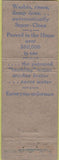 Matchbook Cover - Bendix Home Laundry Topsfield MA POOR