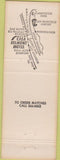 Matchbook Cover - Casa Belmont Motel Belmont CA