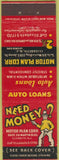 Matchbook Cover - US Slicing Matchine LaPorte IN safety