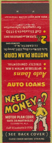 Matchbook Cover - US Slicing Matchine LaPorte IN safety