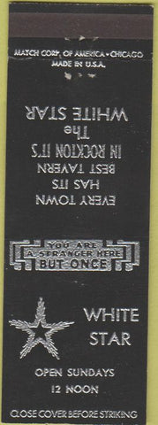 Matchbook Cover - White Star Rockton IL