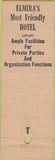 Matchbook Cover - Hotel Langwell Elmira NY