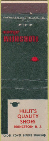 Matchbook Cover - Florsheim Shoes Princeton NJ