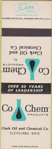 Matchbook Cover - Co Chem Products Clark oil Cleveland OH