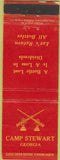 Matchbook Cover - Camp Stewart GA WORN