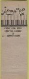 Matchbook Cover - Music Box Boston MA piano keys