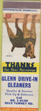 Matchbook Cover - Glenn Drive In Cleaners Garfield Heights? OH WEAR