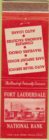Matchbook Cover - Fort Lauderdale National Bank