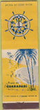 Matchbook Cover - Praia De Guarapari Bataclan Brazil WORN