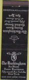 Matchbook Cover - Buckingham Town Residence New York City restaurant