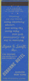 Matchbook Cover - Osborne Hotel Auburn NY