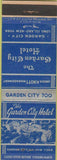 Matchbook Cover - Garden City Hotel Garden City LI NY