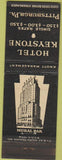 Matchbook Cover - Hotel Keystone Pittsburgh PA