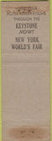 Matchbook Cover - Hotel Keystone Pittsburgh PA