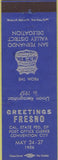 Matchbook Cover - CA State Post Office Clerks Convention 1956