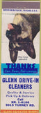Matchbook Cover - Glenn Drive In Cleaners Garfield Heights? OH WEAR