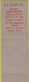Matchbook Cover - WGBS Radio Miami Fort Lauderdale Vending
