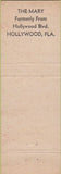 Matchbook Cover - Mary's Italian Restaurant Hallandale FL