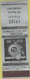 Matchbook Cover - Lyles Florist Flowers NO TOWN Advance