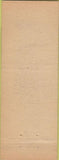 Matchbook Cover - Lyles Florist Flowers NO TOWN Advance