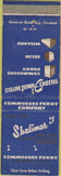 Matchbook Cover - Shalimar Commodore Perry Hotel Toledo OH WEAR