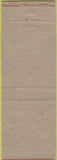 Matchbook Cover - Shalimar Commodore Perry Hotel Toledo OH WEAR