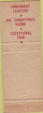 Matchbook Cover - Berkshire Hotel New York City